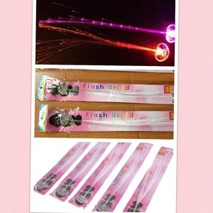 LED fiber optic hair Clips (pack of 12)